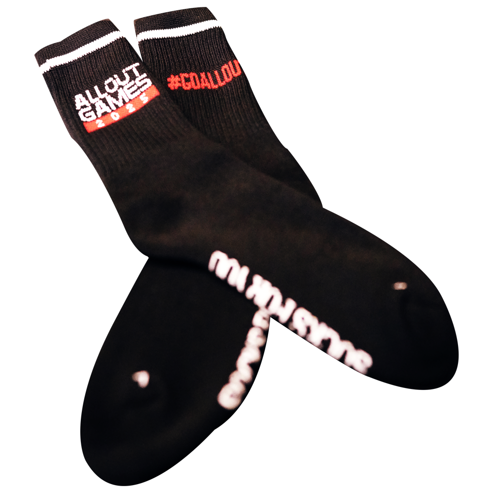 ALL OUT GAMES 2025 X SFU SOCKS