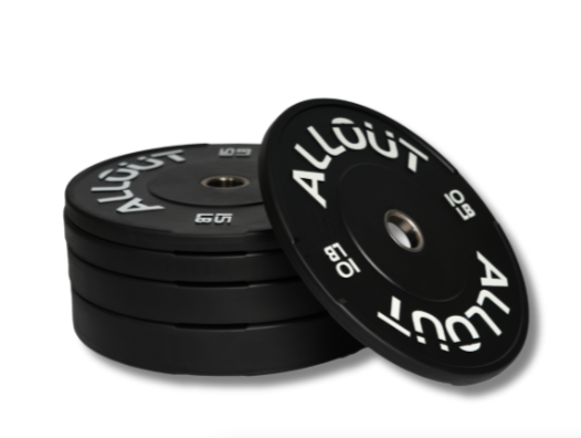 Black Rubber Bumper Plate (Grip Pro) (Used)