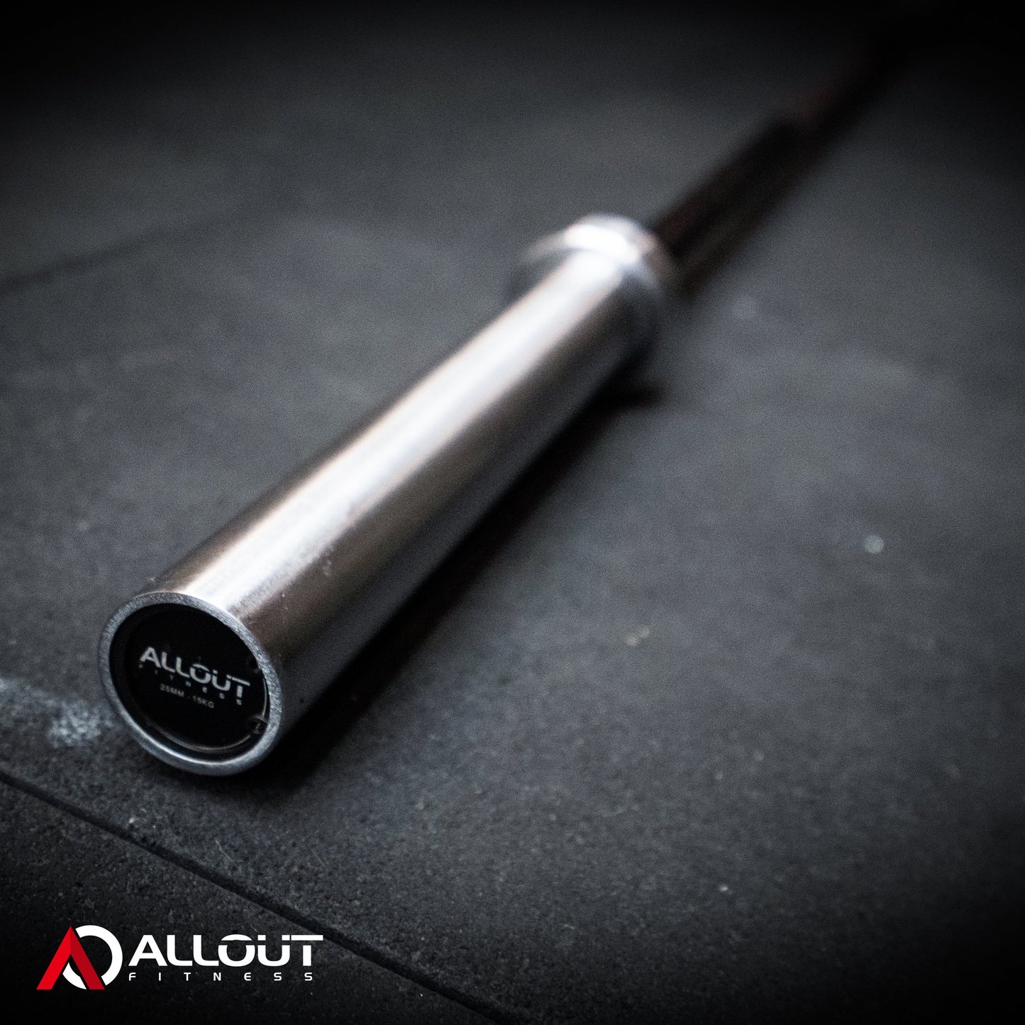 Black Zinc Olympic Barbell (Male-20k) (Used)
