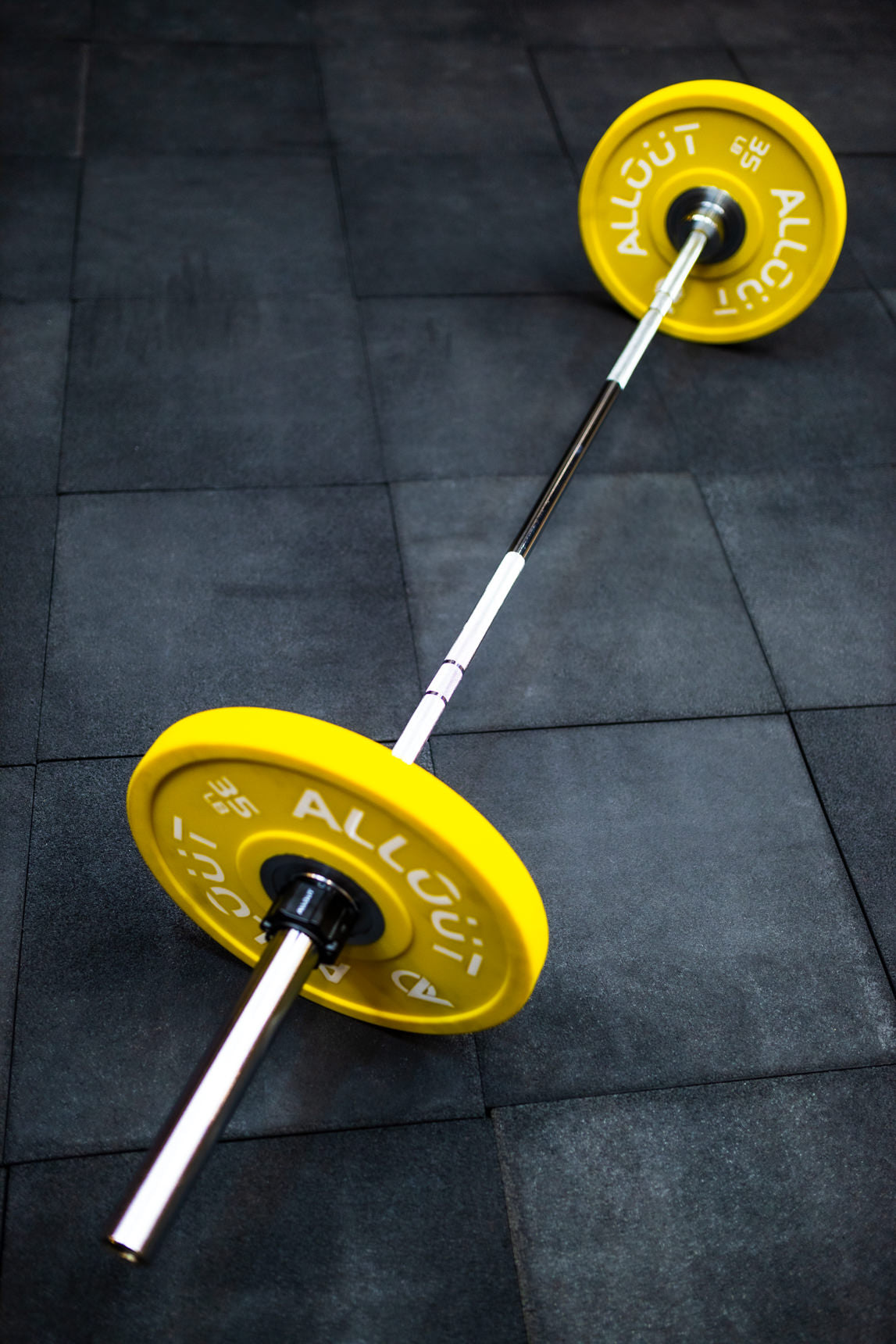 Black Zinc Olympic Barbell (Male-20k) (Used)
