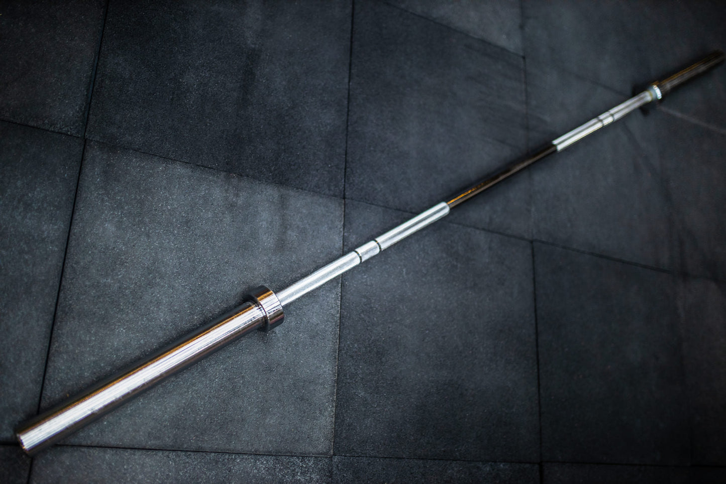 Black Zinc Olympic Barbell (Male-20k) (Used)