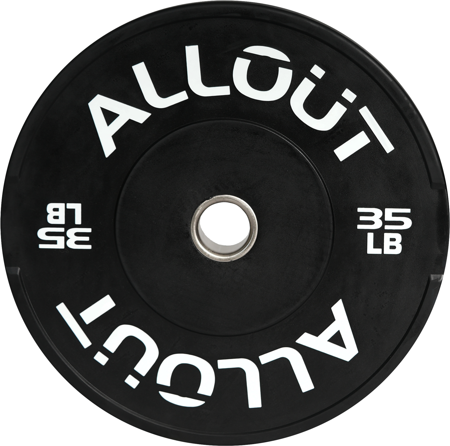 Black Rubber Bumper Plate (Grip Pro) (Used)