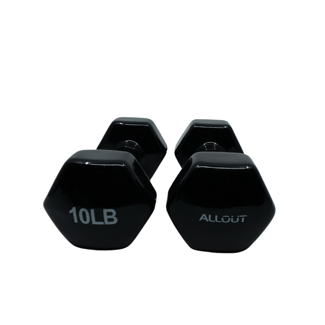 Vinyl Dumbbell (Black-Pair)