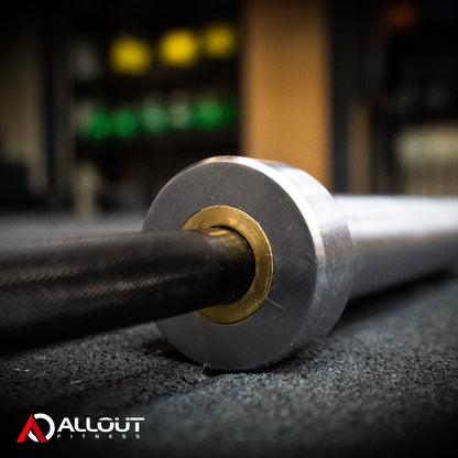 Black Zinc Olympic Barbell (Male-20k) (Used)