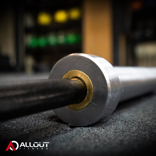 Black Zinc Olympic Barbell (Male-20k) (Used)