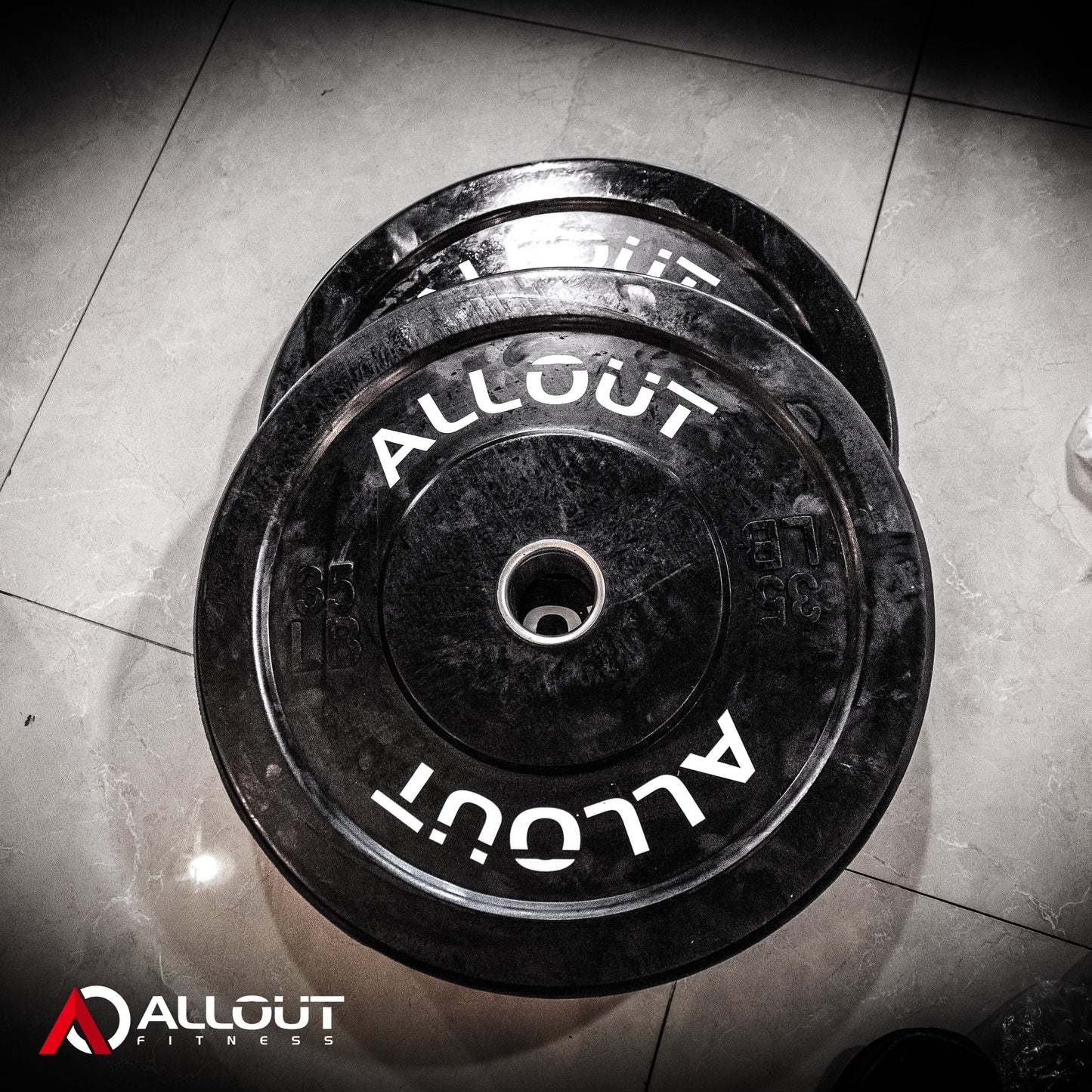 Black Bumper Plate (Used)