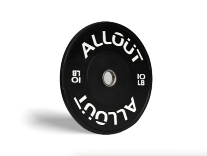 Black Rubber Bumper Plate (Grip Pro) (Used)