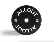 Load image into Gallery viewer, Black Rubber Bumper Plate (Grip Pro)
