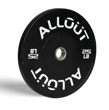 Load image into Gallery viewer, Black Rubber Bumper Plate (Grip Pro)
