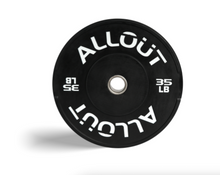 Load image into Gallery viewer, Black Rubber Bumper Plate (Grip Pro)
