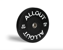 Load image into Gallery viewer, Black Rubber Bumper Plate (Grip Pro)
