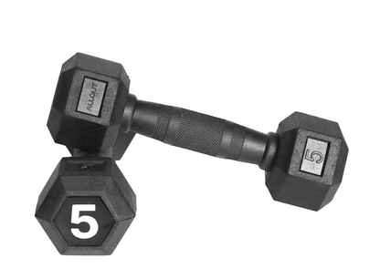 Hex Dumbbell (Black Handle) (Pair)