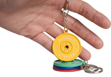 Load image into Gallery viewer, Weightlifting Plate Keychain
