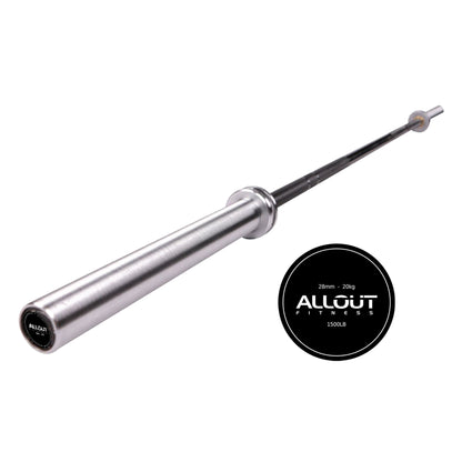 Black Zinc Olympic Barbell (Male-20k) (Used)