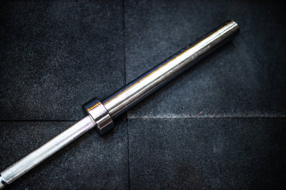 Black Zinc Olympic Barbell (Male-20k) (Used)