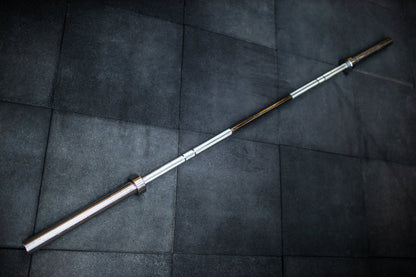 Black Zinc Olympic Barbell (Male-20k) (Used)