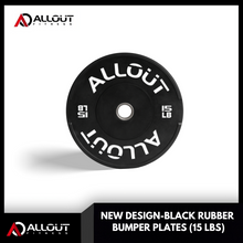 Load image into Gallery viewer, Black Rubber Bumper Plate (Grip Pro) (Used)
