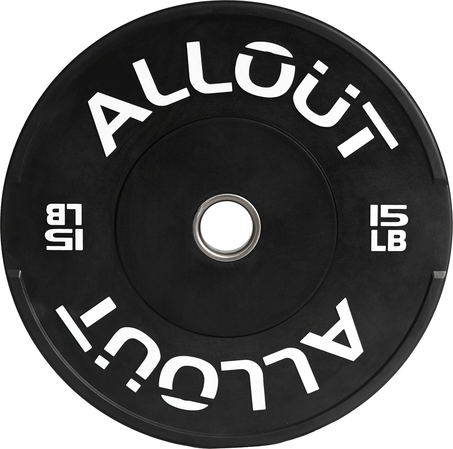 Black Rubber Bumper Plate (Grip Pro) (Used)