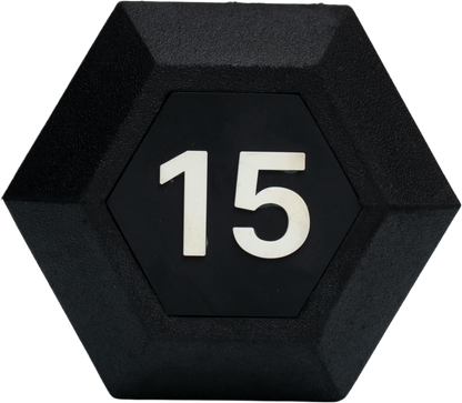 Hex Dumbbell (Black Handle) (Pair-Used)