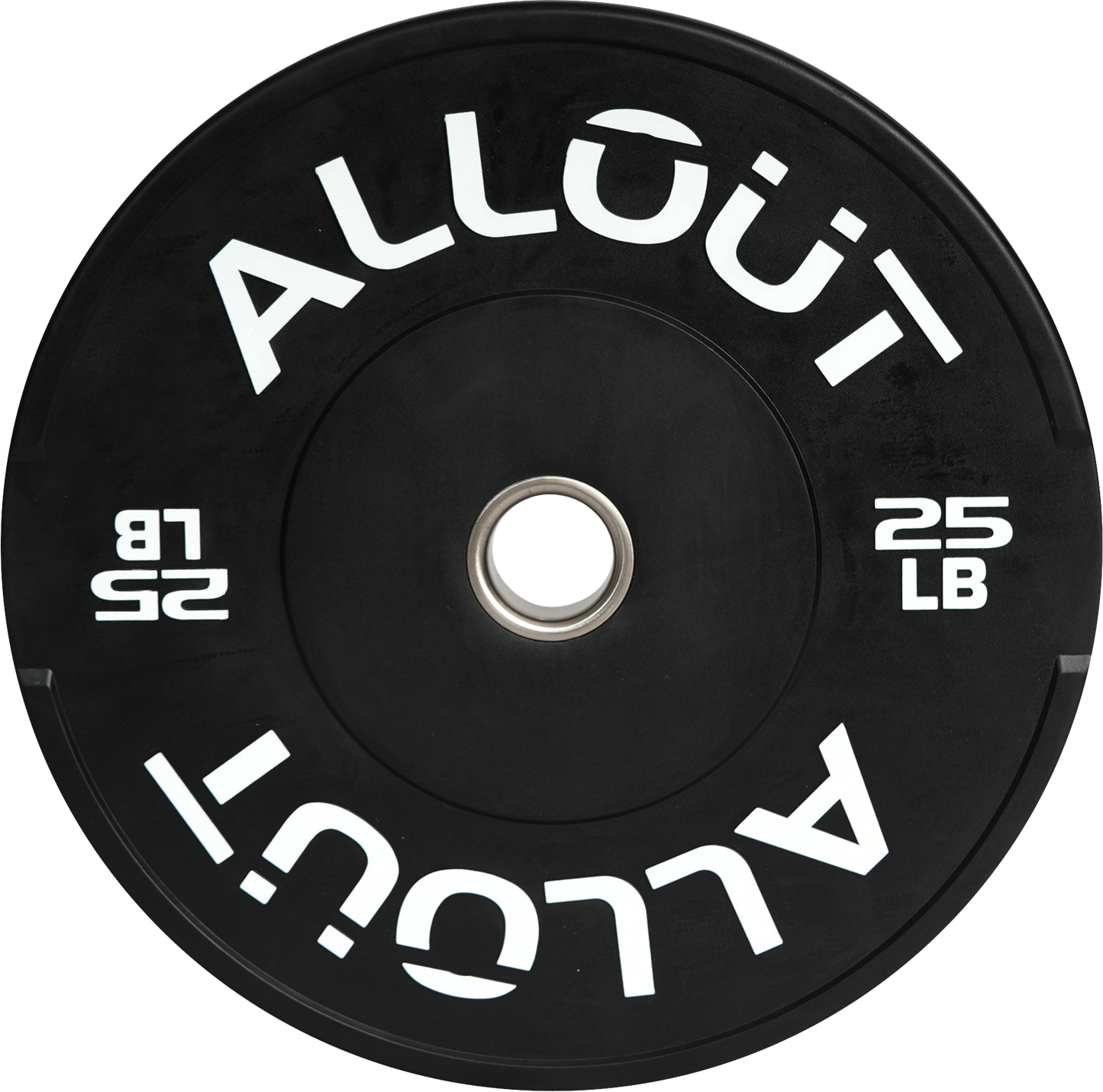 Black Rubber Bumper Plate (Grip Pro) (Used)