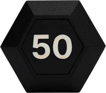 Hex Dumbbell (Black Handle) (Pair-Used)