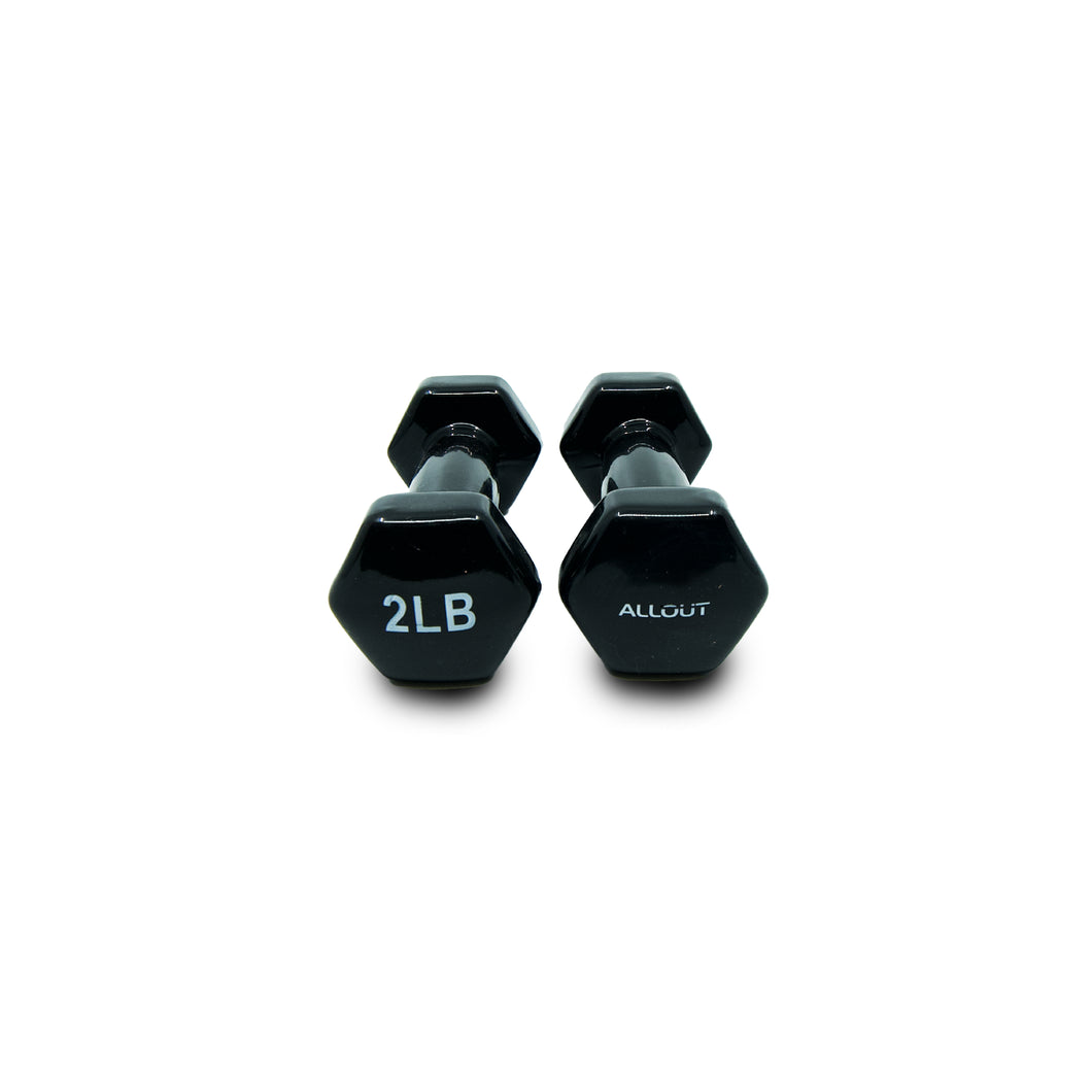 Vinyl Dumbbell (Black-Pair)