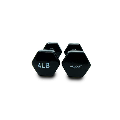 Vinyl Dumbbell (Black-Pair)
