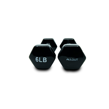 Vinyl Dumbbell (Black-Pair)