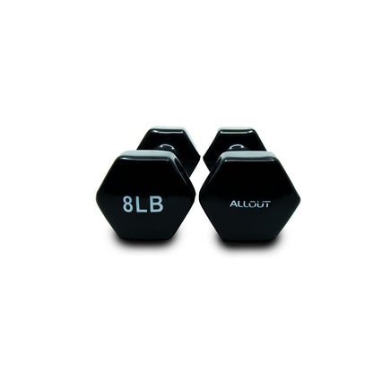 Vinyl Dumbbell (Black-Pair)