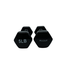 Load image into Gallery viewer, Vinyl Dumbbell (Black-Pair)
